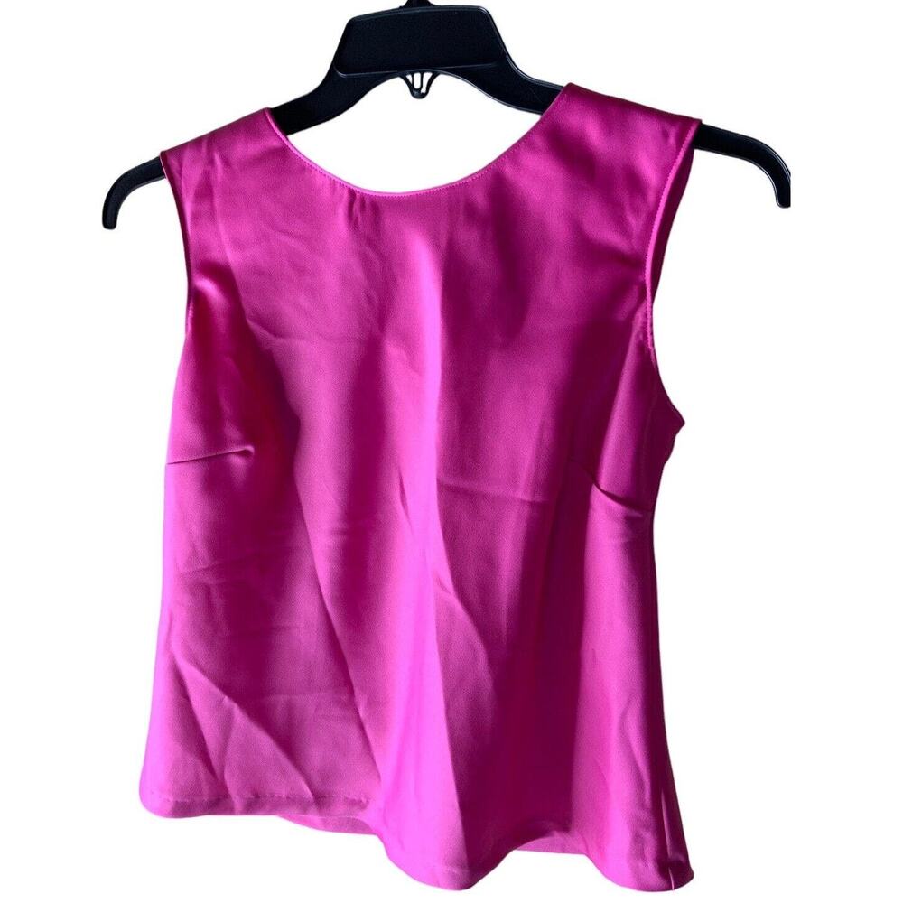 Ronni Nicole Vintage Pink Tank Top Women M Barbiecore Sleeveless Dressy